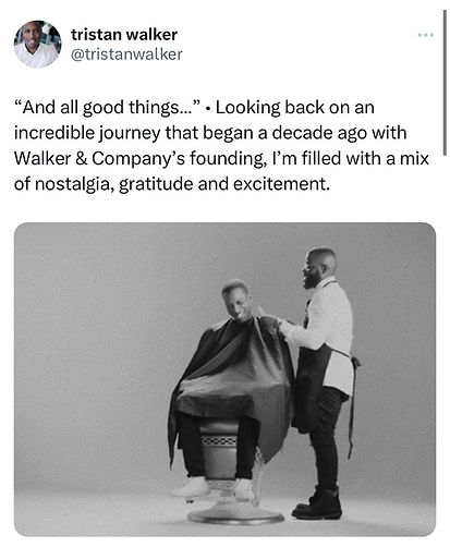 Tristan Walker Tweet