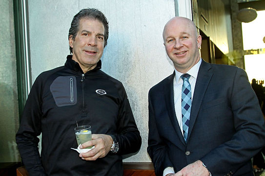 Photo of Crescent's President and CEO, Michael George (left) and the hotel's General Manager, Richard Hotter (right).