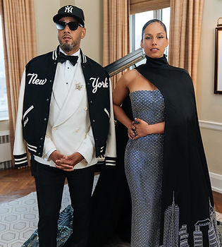 Swizz Beatz and Alicia Keys