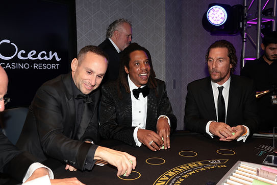 Reform Casino Night Michael Rubin, Jay-Z and Matthew McConaughey
