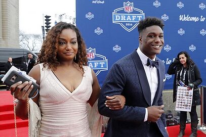 Myles Jack and LaSonjia