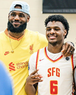 LeBron James and Bronny James