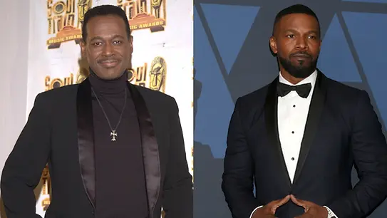 Luther Vandross and Jamie Foxx