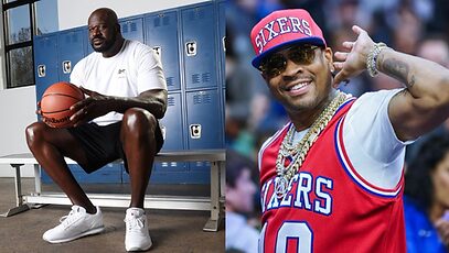 Shaquille O'Neal and Allen Iverson