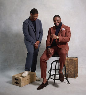 (L-R) Eastside Golf founders Earl Cooper and Olajuwon Ajanaku